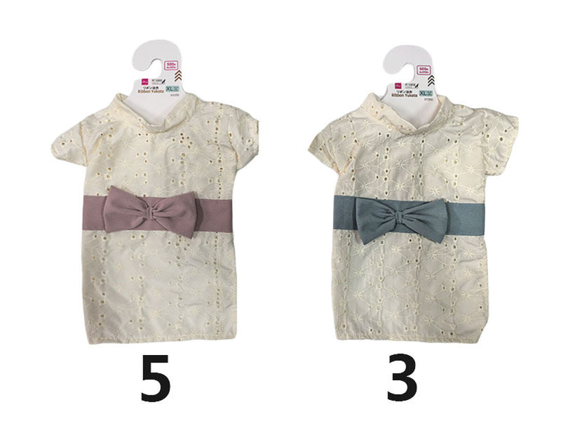 ペット服（リボン浴衣、ＸＬ）