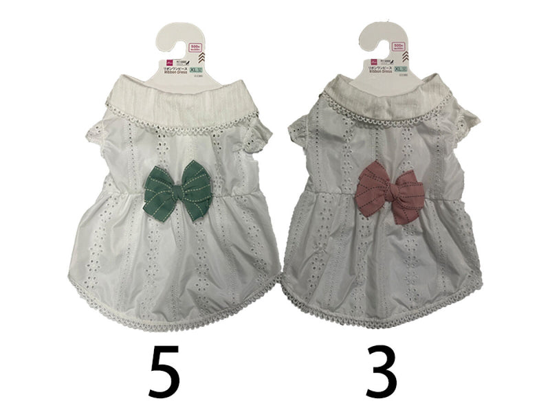 ペット服（リボンワンピース、ＸＬ）