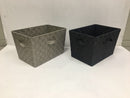 ＰＰ収納バスケット（カラーＢＯＸサイズ、ベージュ・ブラウン）
