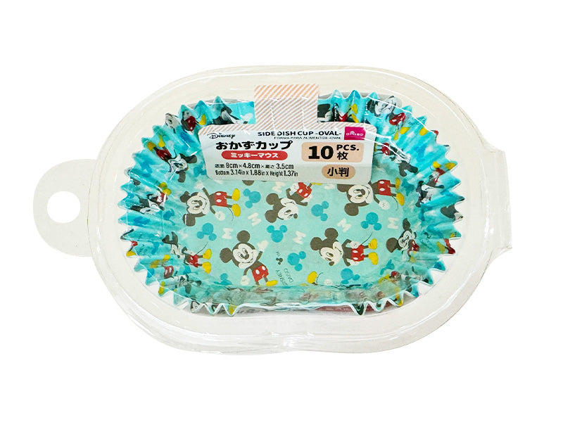 おかずカップ、１０枚（ミッキーマウス）８ｃｍ×４．８ｃｍ×３．５ｃｍ