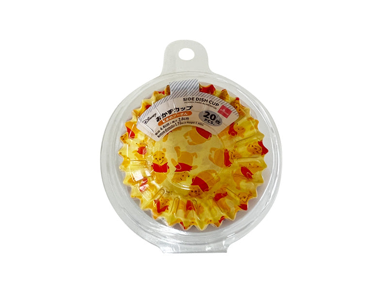おかずカップ、２０枚（くまのプーさん）底径４．４ｃｍ