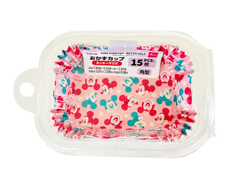 おかずカップ、１５枚（ミッキーマウス）７．８ｃｍ×５．３ｃｍ×２．５ｃｍ