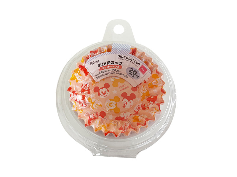 おかずカップ、２０枚（ミッキーマウス）底径４．４ｃｍ