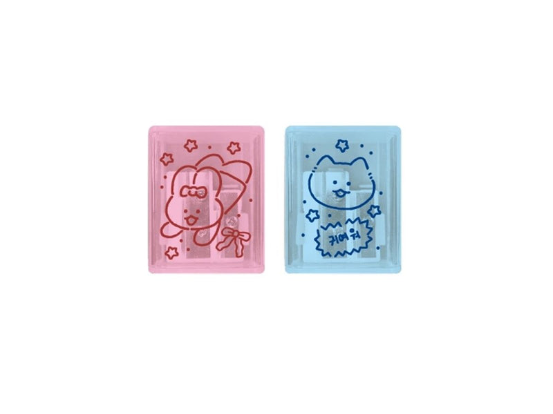 鉛筆削り（韓国スタイルキャラクター、２穴）