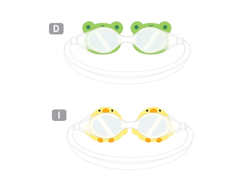 キャラクターゴーグル（かえる、ひよこ）