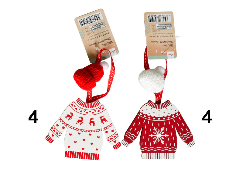 ウッドオーナメント（セーター）