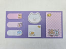 ミニふせんノート（韓国スタイルキャラクター、１５枚×６種）