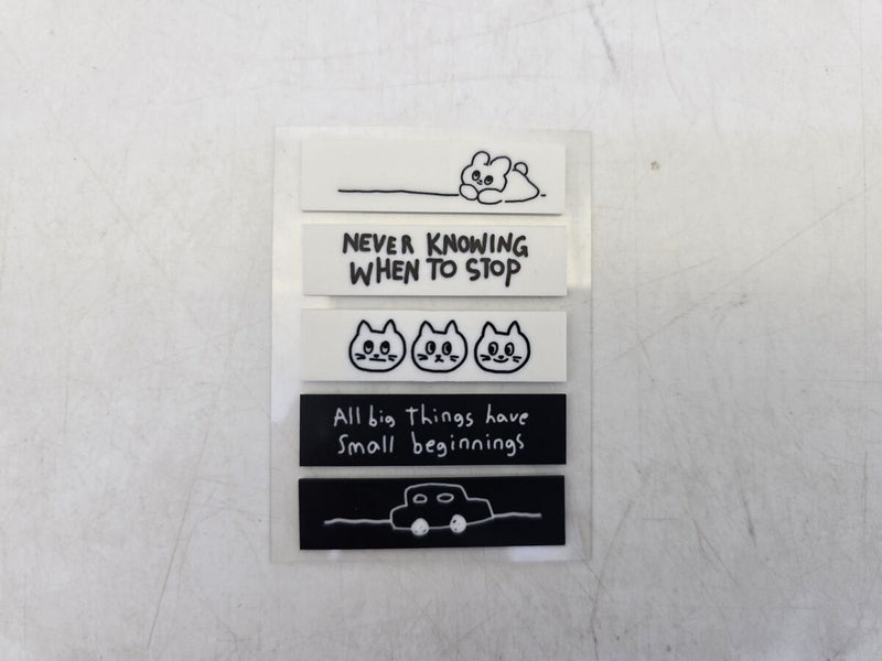 フィルムインデックス（韓国スタイルドローイング、１５枚×５種）