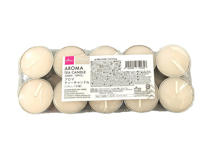 アロマティーキャンドル（リネン、１０個）なし