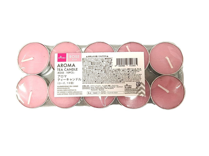 アロマティーキャンドル（ローズ、１０個）なし