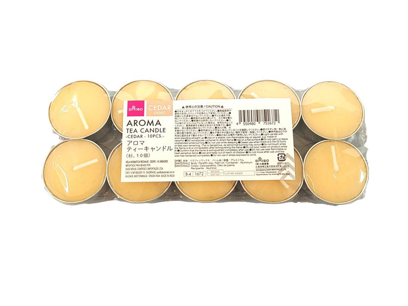 アロマティーキャンドル（杉、１０個）なし