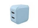 ＵＳＢ充電器（ブルー）２．４Ａ＋１．０Ａ