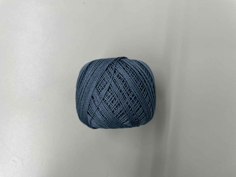 レース糸（＃６０極細、アッシュブルー）ブル５ｇ×１個入