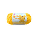 毛糸（ドールズヤーン、イエロー）３０ｇ