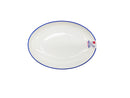 すくいやすいカレー皿（ブルーライン）２４ｃｍ
