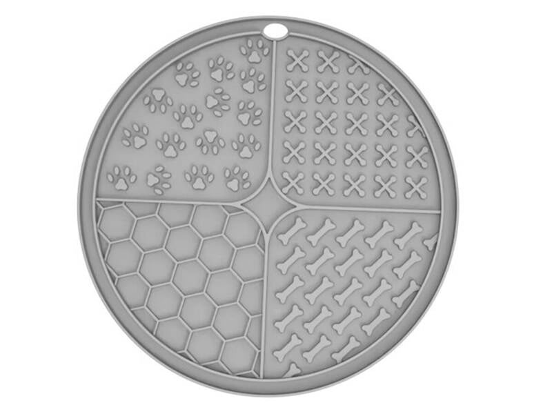 早食い防止シリコーンペット皿（丸型）