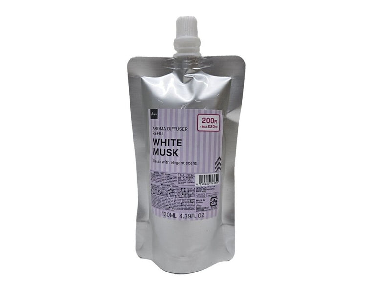 アロマディフューザーリフィル（ホワイトムスク）130mL -100均