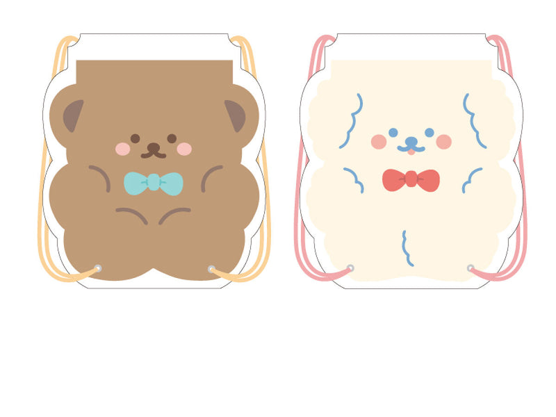 ビニールナップサック（ダイカット、アニマル）４０ｃｍ×３５ｃｍ