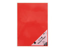 ツヤ紙（Ｂ４、あか、２枚）