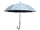 晴雨兼用長傘（ブラック暗幕、ブルードット）