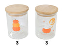ハロウィンガラスキャニスター（竹蓋付）４００ｍＬ