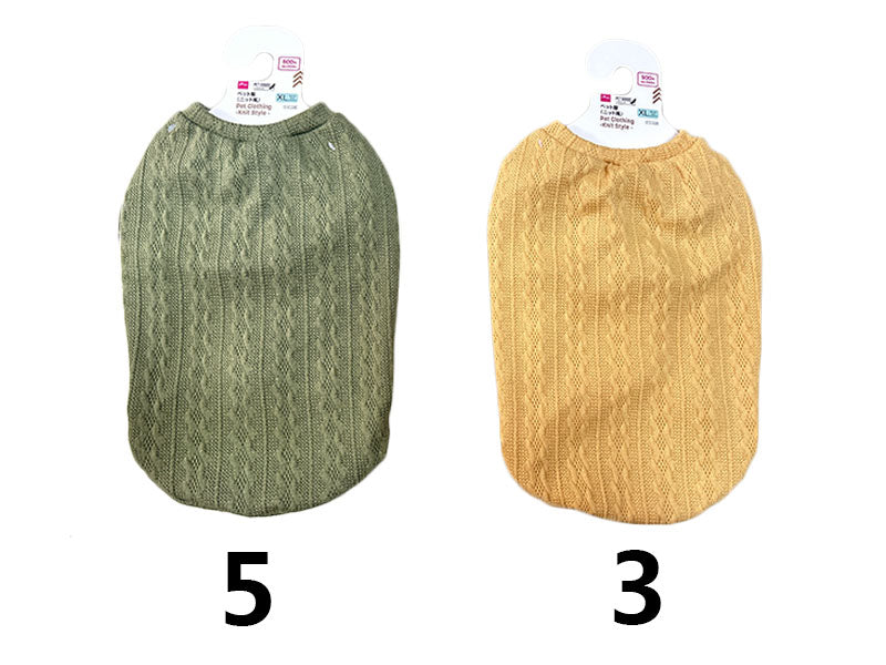 ペット服（ニット風、ＸＬ）３５ｃｍ×２６ｃｍ