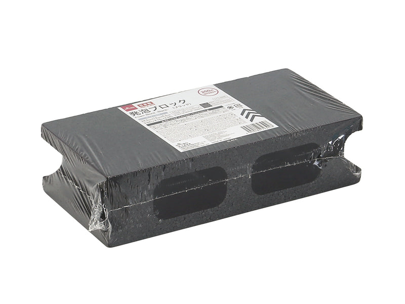 発泡ブロック（ブラック）２４．５ｃｍ×１２ｃｍ×６．２ｃｍ