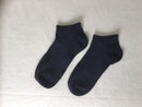 ショートソックス（部屋干し、かかと直角、紺）