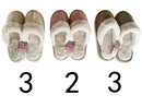外縫いスリッパ（ムートン風ボア）２２ｃｍ―２４ｃｍ
