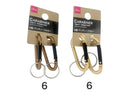 Ｄ型カラビナ（２個、アンティークカラー）