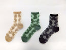 シースルーソックス（レギュラー丈、ペイズリー柄）