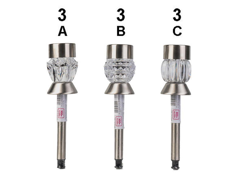 ソーラーライト（ダイヤモンド型、挿すタイプ）