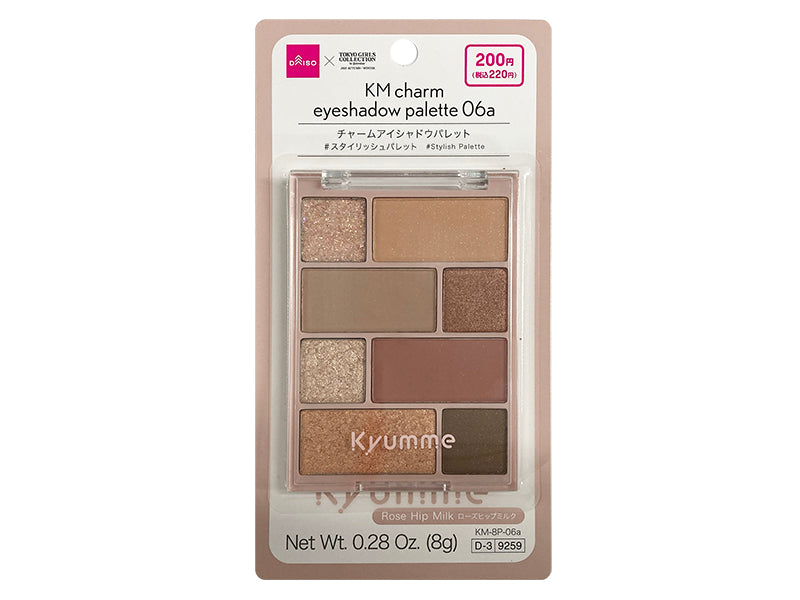 ＫＭ チャームアイシャドウパレット ０６ａローズヒップミルク×８ｇ×１個入