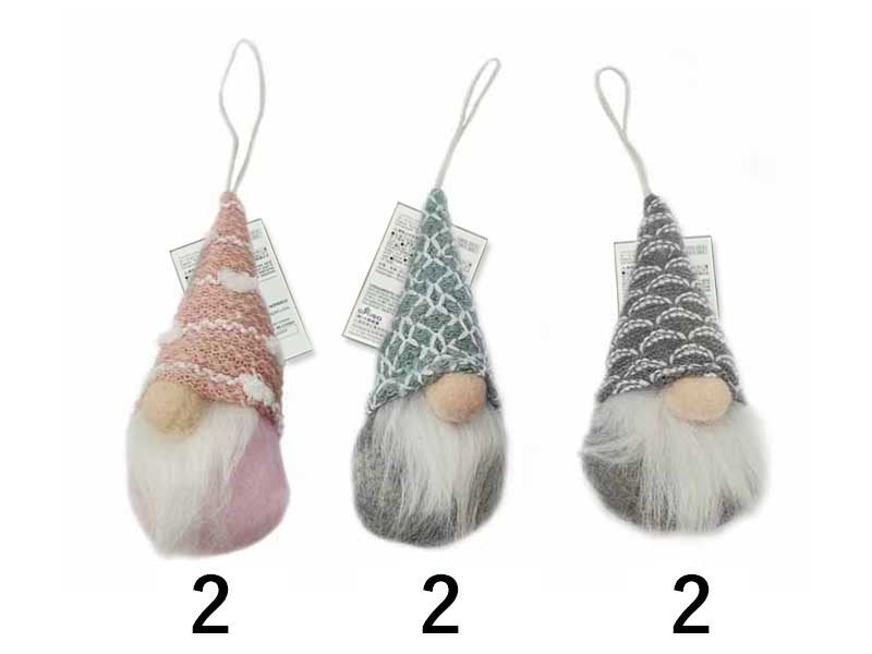 ファブリックトムテオーナメント（北欧）