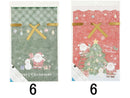 底マチ巾着バッグ（クリスマス、ファミリー）４５ｃｍ×２９ｃｍ×１０ｃｍ