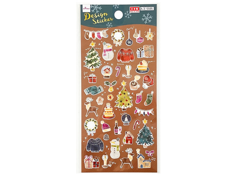 シール（クリスマス、モチーフ・マスキング）