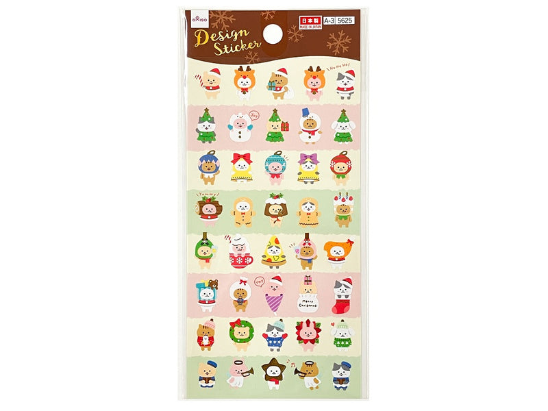 シール（クリスマス、かぶりもの）