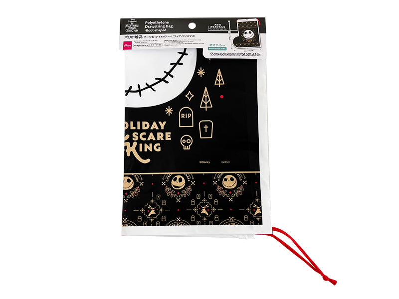 ポリ巾着袋、ブーツ型、ＣＨＣＦ（ナイトメアー・ビフォア・クリスマス）