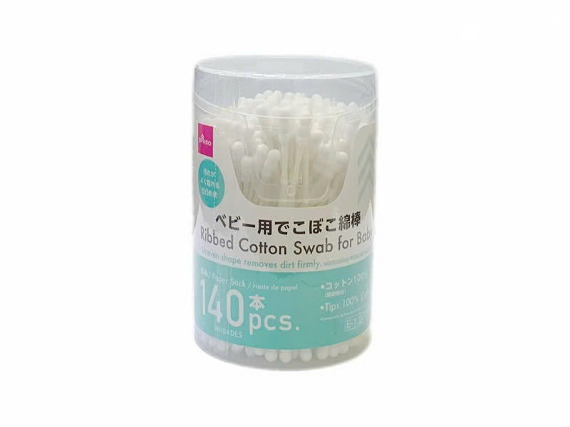 ベビー用でこぼこ綿棒（１４０本）