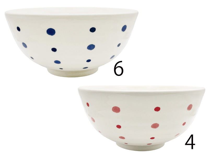 小どんぶり（とび水玉）１５ｃｍ