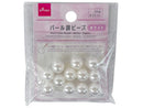 パール調ビーズ（ホワイト、１５個）１２ｍｍ