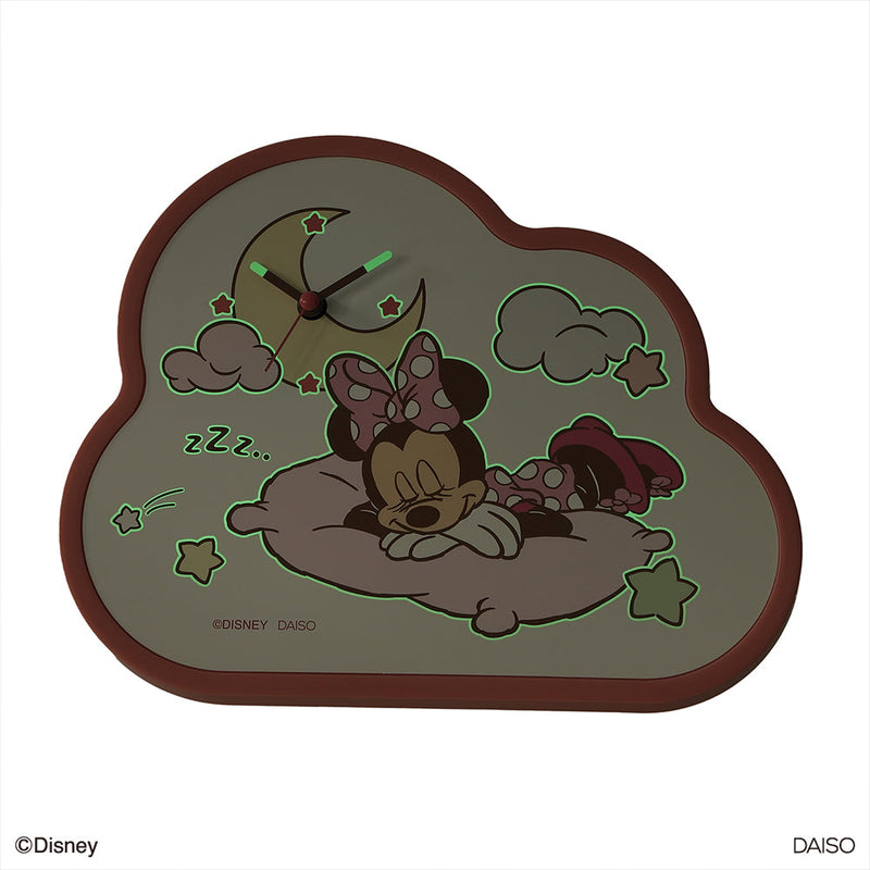 ダイカット置き掛け兼用時計（ミニーマウス）ＤＣ９なし