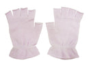 おうちケアニットオープンフィンガーグローブ（ラベンダー）
