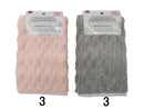クラウドグリッドフェイスタオル（ピンク、グレー）３０ｃｍ×７５ｃｍ
