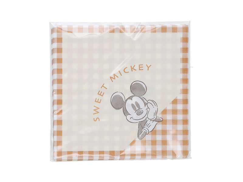 テーブルペーパー、ＦＳＣ認証紙、８枚（ミッキーマウス）３２．５ｃｍ×３２．５ｃｍ