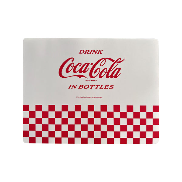 ポスター　額入れ　ランチョンマット　うちわ　ステッカー　中古　コカコーラ PPランチョンマット（コカ・コーラ、SSCF）45cmx35cm