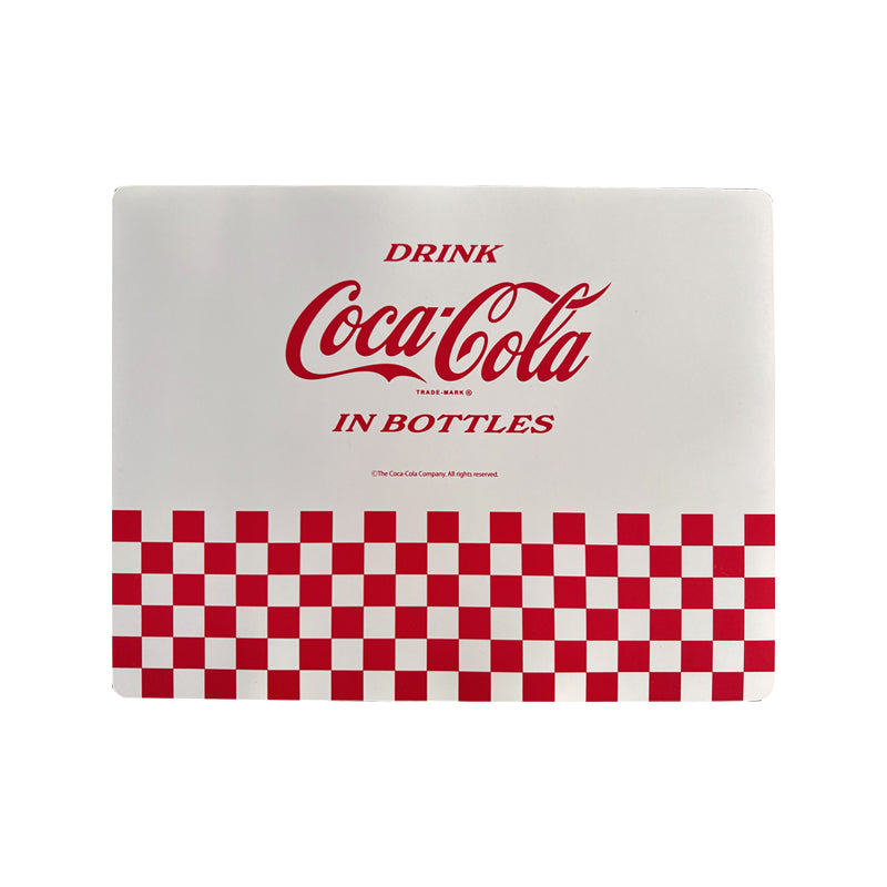ポスター　額入れ　ランチョンマット　うちわ　ステッカー　中古　コカコーラ PPランチョンマット（コカ・コーラ、SSCF）45cmx35cm