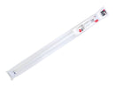 つっぱり棒（ねじ止め式、ホワイト）１２０ｃｍ－２００ｃｍ、Φ２．５ｃｍ－２．８ｃｍ