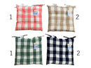ギンガムチェックシートクッション（インド綿混）