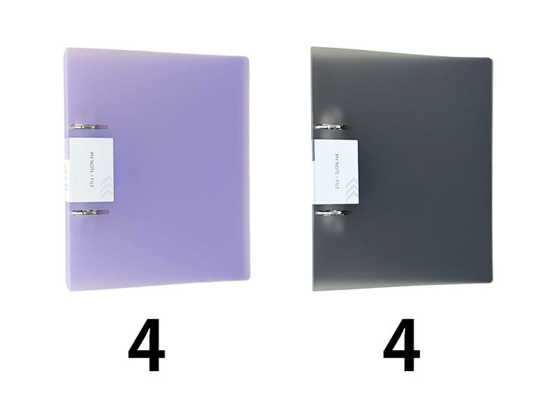 バインダー（2リング、ラベンダー＆グレー、A5） -100均 通販